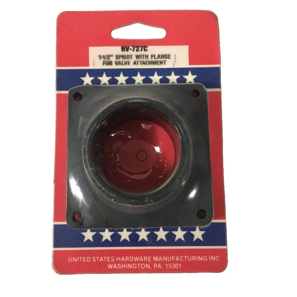 U.S. Spigot 1 1/2" Male Split w/ Flange RV-727C (PF1)